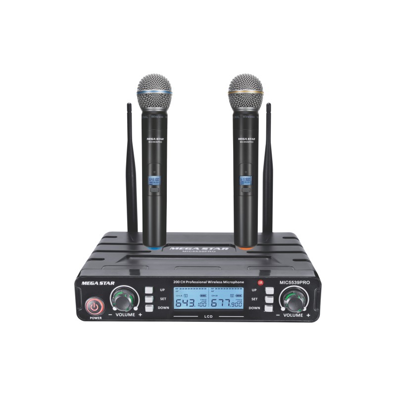 Sistema de micrófonos UHF - MIC5539PRO