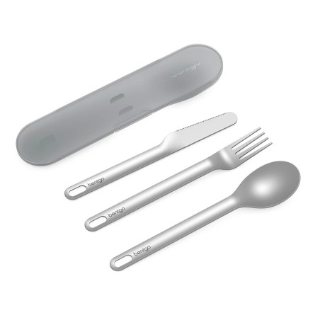 Cubiertos para viaje Inox Gris - BGSSUT-Y