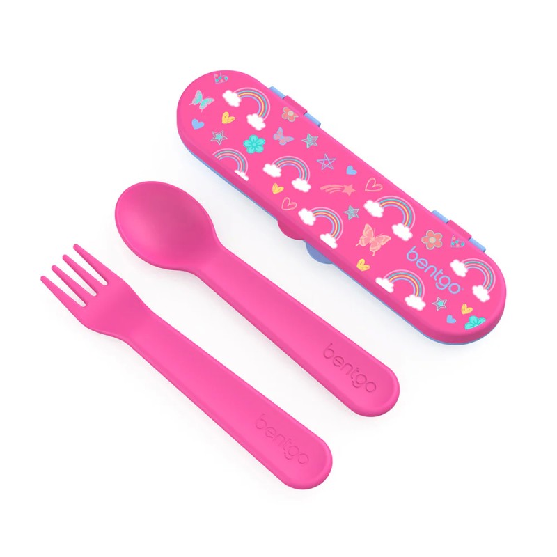 Cubiertos para viaje Print Mariposa - BGKDUTPL-RBO