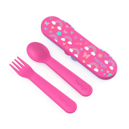 Cubiertos para viaje Print Mariposa - BGKDUTPL-RBO