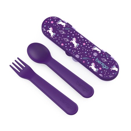 Cubiertos para viaje Print Unicornio - BGKDUTPL-UNI