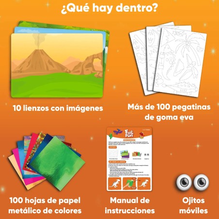 Foil Fun Mundo De Los Dinosaurios - SKILL671FFWD