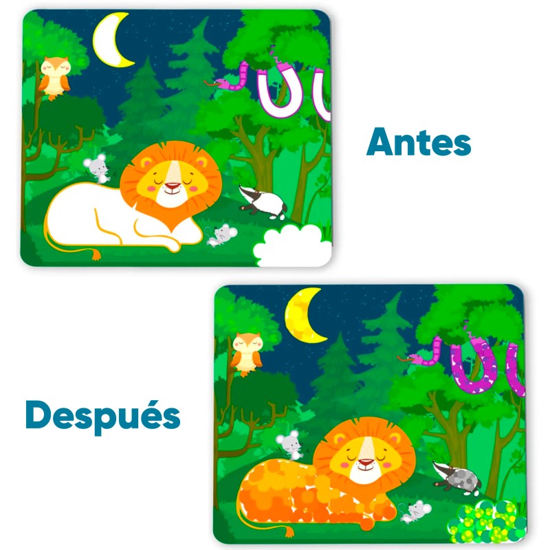 Dot It Animales Salvajes, De Granja Y Marinos - SKILL296DIAW
