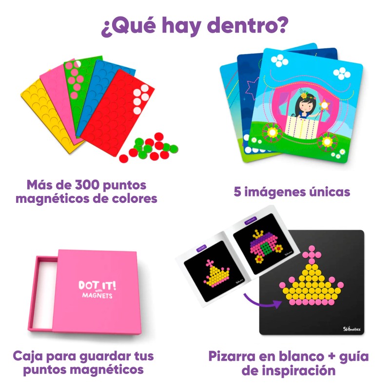 Dot It Imanes Unicornios Y Princesas - SKILL423DIMUP