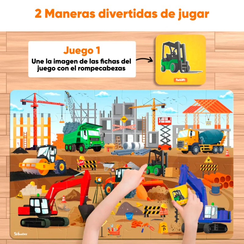 Piece & Play Sitio De Construcción - SKILL356PPCS