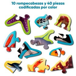 Step By Step Rompecabezas Animales Marinos - SKILL682SPUA