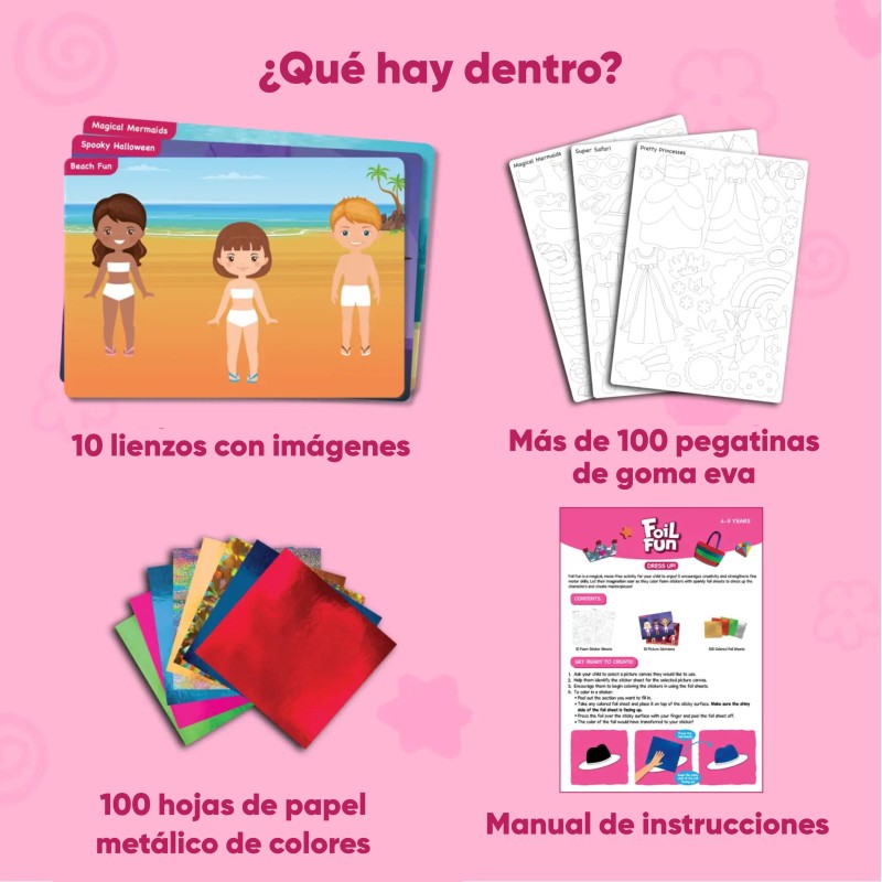 Foil Fun Juego de Vestir - SKILL522FFDU
