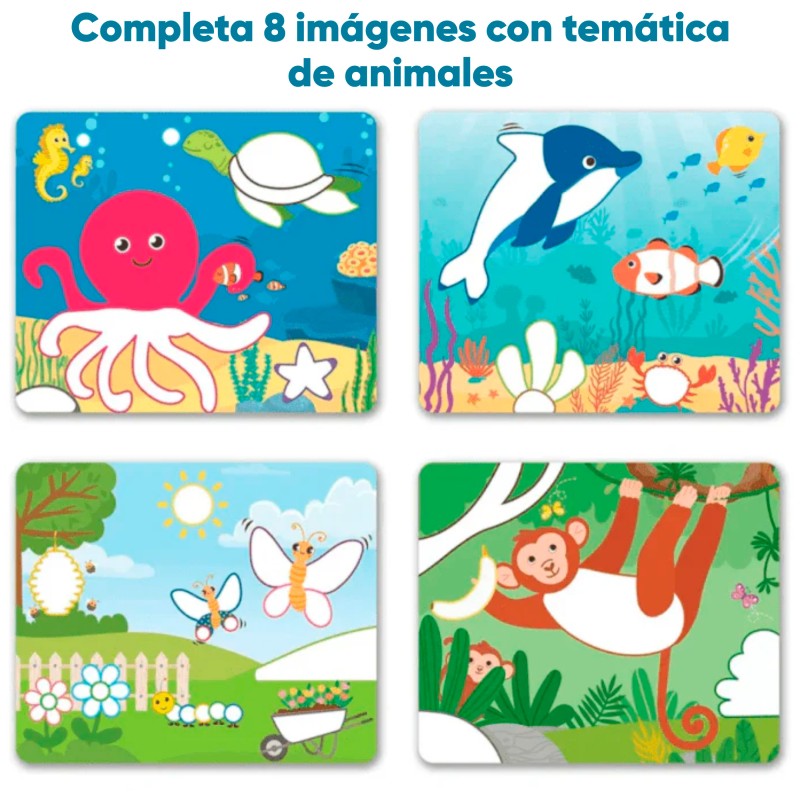 Dot It Animales Salvajes, De Granja Y Marinos - SKILL503DIAW