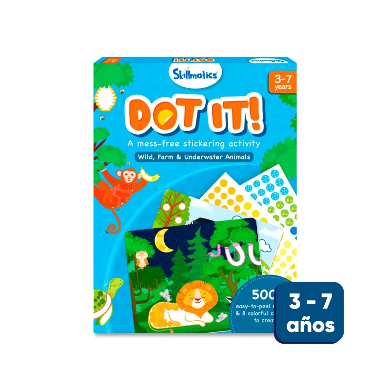 Dot It Animales Salvajes, De Granja Y Marinos - SKILL503DIAW
